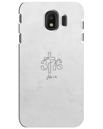 Чехол для Samsung Galaxy J4 2018 (SM-J400F) с картинкой «Иоанна 3:16 Крест» Чехол для Samsung Galaxy J4 2018 (SM-J400F) с картинкой «Иоанна 3:16 Крест»