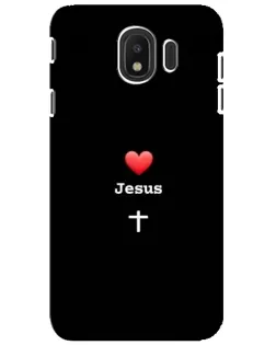 Чохол для Samsung Galaxy J4 2018 (SM-J400F) з картинкою «Серце - Jesus» Чохол для Samsung Galaxy J4 2018 (SM-J400F) з картинкою «Серце - Jesus»
