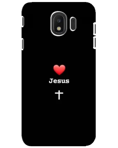 Чехол для Samsung Galaxy J4 2018 (SM-J400F) с картинкой «Сердце - Jesus» Чехол для Samsung Galaxy J4 2018 (SM-J400F) с картинкой «Сердце - Jesus»