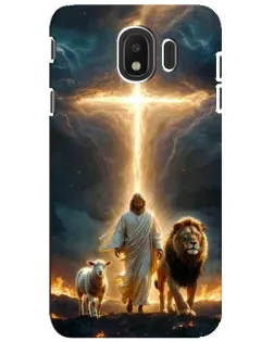Чохол для Samsung Galaxy J4 2018 (SM-J400F) з картинкою «Лев Юди та Світло» Чохол для Samsung Galaxy J4 2018 (SM-J400F) з картинкою «Лев Юди та Світло»