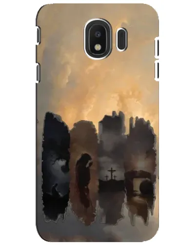 Чехол для Samsung Galaxy J4 2018 (SM-J400F) с картинкой «Дорога к вере» Чехол для Samsung Galaxy J4 2018 (SM-J400F) с картинкой «Дорога к вере»