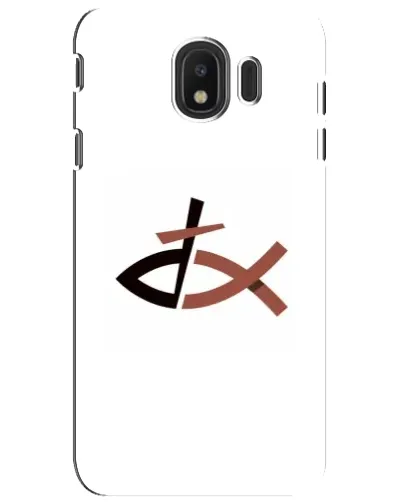 Чехол для Samsung Galaxy J4 2018 (SM-J400F) с картинкой «Рыба и крест» Чехол для Samsung Galaxy J4 2018 (SM-J400F) с картинкой «Рыба и крест»