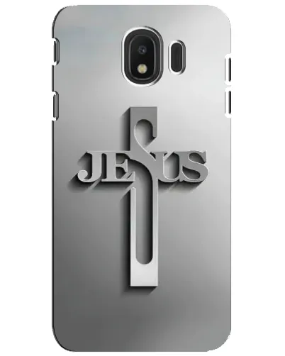 Чехол для Samsung Galaxy J4 2018 (SM-J400F) с картинкой «Металлический крест Jesus» Чехол для Samsung Galaxy J4 2018 (SM-J400F) с картинкой «Металлический крест Jesus»