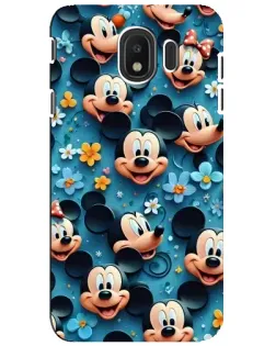 Чохол для Samsung Galaxy J4 2018 (SM-J400F) з картинкою «Паттерн Міккі та Мінні» Чохол для Samsung Galaxy J4 2018 (SM-J400F) з картинкою «Паттерн Міккі та Мінні»