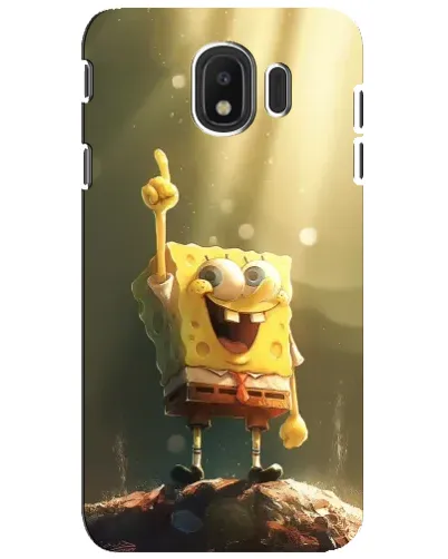 Чехол для Samsung Galaxy J4 2018 (SM-J400F) с картинкой «Сияющий Спанч Боб» Чехол для Samsung Galaxy J4 2018 (SM-J400F) с картинкой «Сияющий Спанч Боб»