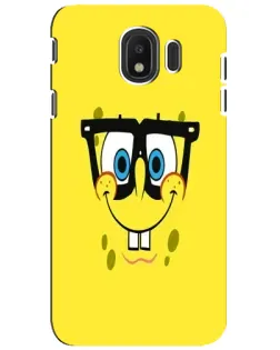 Чехол для Samsung Galaxy J4 2018 (SM-J400F) с картинкой «Минималистичный Спанч Боб» Чехол для Samsung Galaxy J4 2018 (SM-J400F) с картинкой «Минималистичный Спанч Боб»