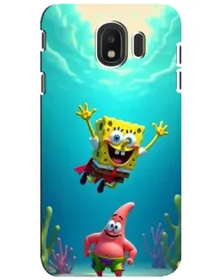 Чехол для Samsung Galaxy J4 2018 (SM-J400F) с картинкой «Спанч Боб под водой» Чехол для Samsung Galaxy J4 2018 (SM-J400F) с картинкой «Спанч Боб под водой»