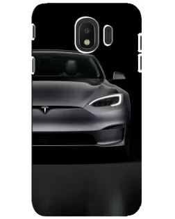 Чехол для Samsung Galaxy J4 2018 (SM-J400F) с картинкой «Tesla Model S Look» Чехол для Samsung Galaxy J4 2018 (SM-J400F) с картинкой «Tesla Model S Look»