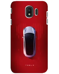 Чехол для Samsung Galaxy J4 2018 (SM-J400F) с картинкой «Tesla Top View» Чехол для Samsung Galaxy J4 2018 (SM-J400F) с картинкой «Tesla Top View»