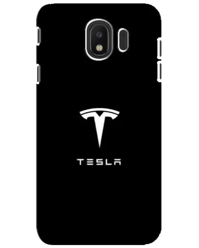 Чехол для Samsung Galaxy J4 2018 (SM-J400F) с картинкой «Tesla White Logo» Чехол для Samsung Galaxy J4 2018 (SM-J400F) с картинкой «Tesla White Logo»