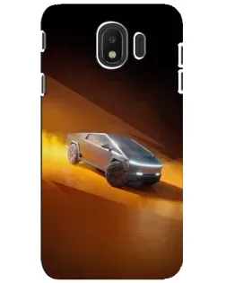 Чохол для Samsung Galaxy J4 2018 (SM-J400F) з картинкою «Cybertruck у пустелі»