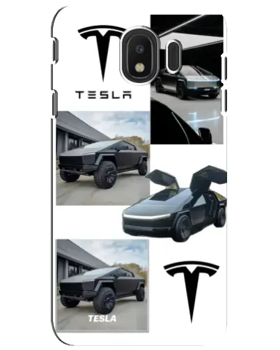 Чехол для Samsung Galaxy J4 2018 (SM-J400F) с картинкой «Коллаж Cybertruck Tesla» Чехол для Samsung Galaxy J4 2018 (SM-J400F) с картинкой «Коллаж Cybertruck Tesla»