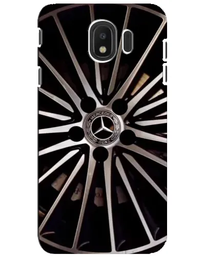 Чехол для Samsung Galaxy J4 2018 (SM-J400F) с картинкой «Диск Mercedes»