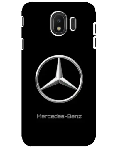 Чехол для Samsung Galaxy J4 2018 (SM-J400F) с картинкой «Mercedes Silver Logo»