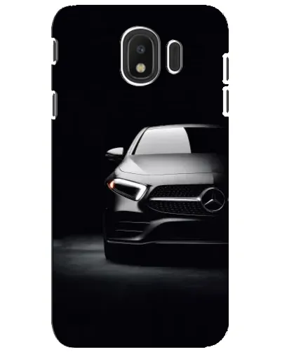 Чехол для Samsung Galaxy J4 2018 (SM-J400F) с картинкой «Свет фар Mercedes»