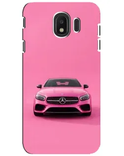 Чехол для Samsung Galaxy J4 2018 (SM-J400F) с картинкой «Розовый Mercedes AMG» Чехол для Samsung Galaxy J4 2018 (SM-J400F) с картинкой «Розовый Mercedes AMG»