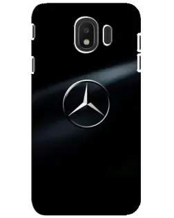 Чехол для Samsung Galaxy J4 2018 (SM-J400F) с картинкой «Mercedes на металле» Чехол для Samsung Galaxy J4 2018 (SM-J400F) с картинкой «Mercedes на металле»