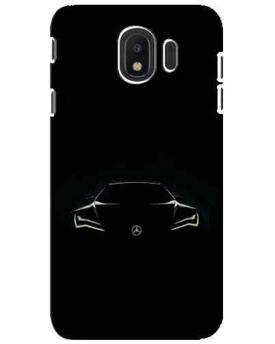 Чехол для Samsung Galaxy J4 2018 (SM-J400F) с картинкой «Mercedes — силуэт авто» Чехол для Samsung Galaxy J4 2018 (SM-J400F) с картинкой «Mercedes — силуэт авто»