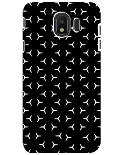 Чехол для Samsung Galaxy J4 2018 (SM-J400F) с картинкой «Mercedes паттерн звезд» Чехол для Samsung Galaxy J4 2018 (SM-J400F) с картинкой «Mercedes паттерн звезд»