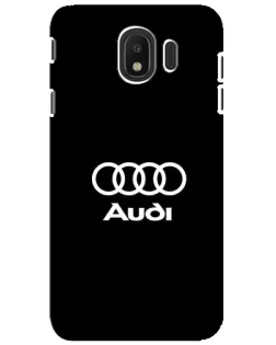 Чехол для Samsung Galaxy J4 2018 (SM-J400F) с картинкой «Классическое лого Audi» Чехол для Samsung Galaxy J4 2018 (SM-J400F) с картинкой «Классическое лого Audi»