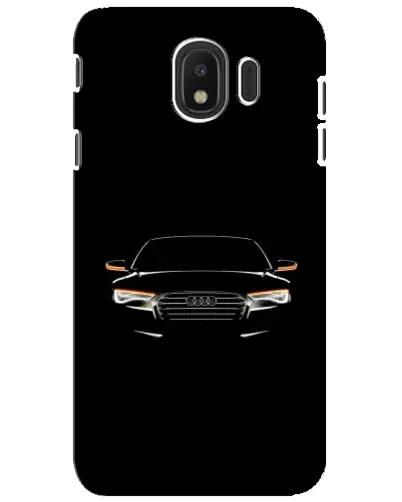 Чехол для Samsung Galaxy J4 2018 (SM-J400F) с картинкой «Audi — ночной контур» Чехол для Samsung Galaxy J4 2018 (SM-J400F) с картинкой «Audi — ночной контур»