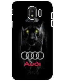 Чехол для Samsung Galaxy J4 2018 (SM-J400F) с картинкой «Пантера и Audi» Чехол для Samsung Galaxy J4 2018 (SM-J400F) с картинкой «Пантера и Audi»