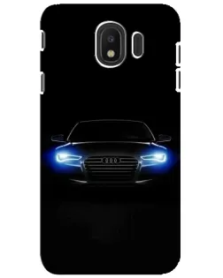 Чехол для Samsung Galaxy J4 2018 (SM-J400F) с картинкой «Audi в неоне» Чехол для Samsung Galaxy J4 2018 (SM-J400F) с картинкой «Audi в неоне»