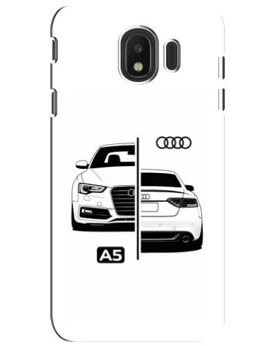 Чехол для Samsung Galaxy J4 2018 (SM-J400F) с картинкой «Audi — контрастный дизайн» Чехол для Samsung Galaxy J4 2018 (SM-J400F) с картинкой «Audi — контрастный дизайн»