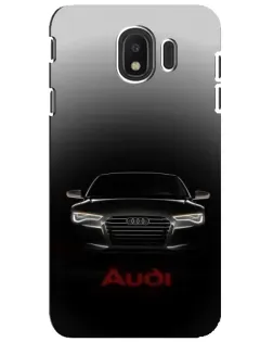 Чехол для Samsung Galaxy J4 2018 (SM-J400F) с картинкой «Audi — градиентный контур» Чехол для Samsung Galaxy J4 2018 (SM-J400F) с картинкой «Audi — градиентный контур»