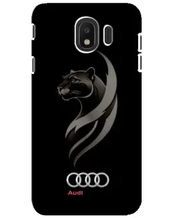 Чехол для Samsung Galaxy J4 2018 (SM-J400F) с картинкой «Графика — пантера и Audi» Чехол для Samsung Galaxy J4 2018 (SM-J400F) с картинкой «Графика — пантера и Audi»
