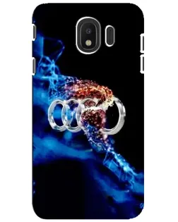 Чехол для Samsung Galaxy J4 2018 (SM-J400F) с картинкой «Энергия лого Audi» Чехол для Samsung Galaxy J4 2018 (SM-J400F) с картинкой «Энергия лого Audi»
