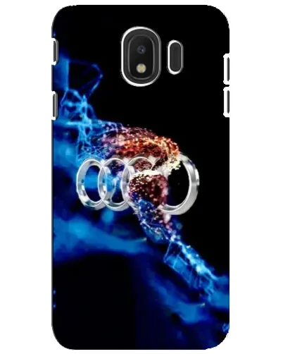 Чехол для Samsung Galaxy J4 2018 (SM-J400F) с картинкой «Энергия лого Audi» Чехол для Samsung Galaxy J4 2018 (SM-J400F) с картинкой «Энергия лого Audi»
