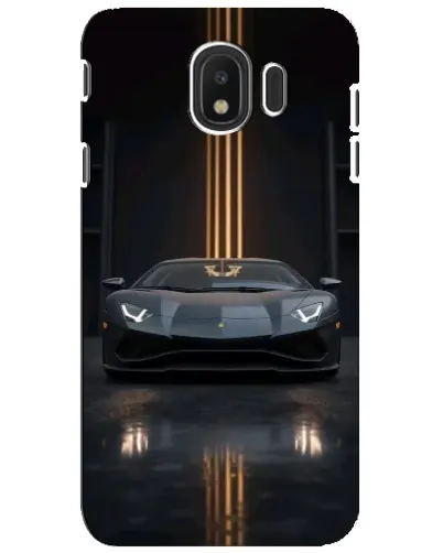 Чехол для Samsung Galaxy J4 2018 (SM-J400F) с картинкой «Lamborghini золотые линии» Чехол для Samsung Galaxy J4 2018 (SM-J400F) с картинкой «Lamborghini золотые линии»