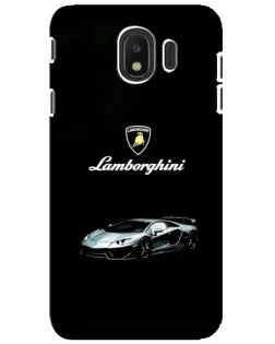 Чохол для Samsung Galaxy J4 2018 (SM-J400F) з картинкою «Логотип Lamborghini класика»