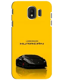 Чохол для Samsung Galaxy J4 2018 (SM-J400F) з картинкою «Lamborghini Huracan чорний»