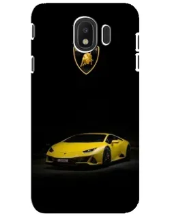 Чохол для Samsung Galaxy J4 2018 (SM-J400F) з картинкою «Lamborghini жовтий акцент»