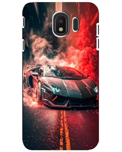 Чехол для Samsung Galaxy J4 2018 (SM-J400F) с картинкой «Lamborghini красный дым» Чехол для Samsung Galaxy J4 2018 (SM-J400F) с картинкой «Lamborghini красный дым»