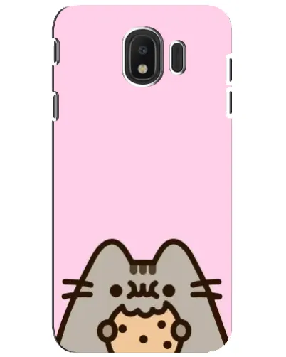 Чехол для Samsung Galaxy J4 2018 (SM-J400F) с картинкой «Pusheen и печенье» Чехол для Samsung Galaxy J4 2018 (SM-J400F) с картинкой «Pusheen и печенье»