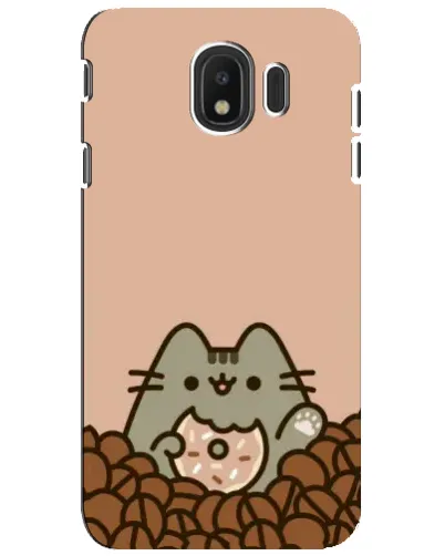 Чехол для Samsung Galaxy J4 2018 (SM-J400F) с картинкой «Кофейный Пушин» Чехол для Samsung Galaxy J4 2018 (SM-J400F) с картинкой «Кофейный Пушин»