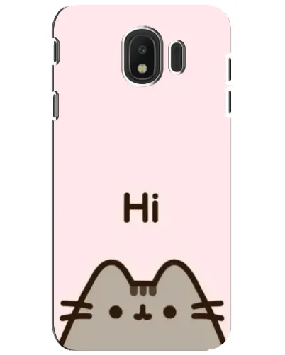 Чехол для Samsung Galaxy J4 2018 (SM-J400F) с картинкой «Пушин говорит Hi» Чехол для Samsung Galaxy J4 2018 (SM-J400F) с картинкой «Пушин говорит Hi»