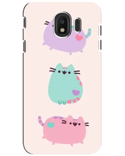 Чехол для Samsung Galaxy J4 2018 (SM-J400F) с картинкой «Pusheen трио» Чехол для Samsung Galaxy J4 2018 (SM-J400F) с картинкой «Pusheen трио»