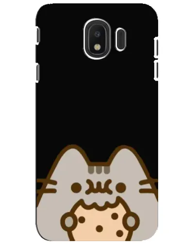 Чехол для Samsung Galaxy J4 2018 (SM-J400F) с картинкой «Пушин на черном» Чехол для Samsung Galaxy J4 2018 (SM-J400F) с картинкой «Пушин на черном»