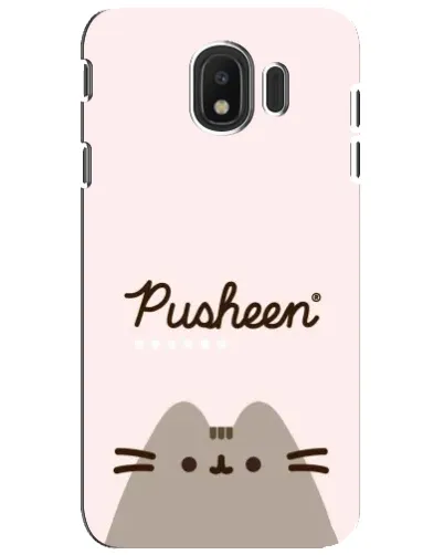 Чехол для Samsung Galaxy J4 2018 (SM-J400F) с картинкой «Pusheen логотип» Чехол для Samsung Galaxy J4 2018 (SM-J400F) с картинкой «Pusheen логотип»