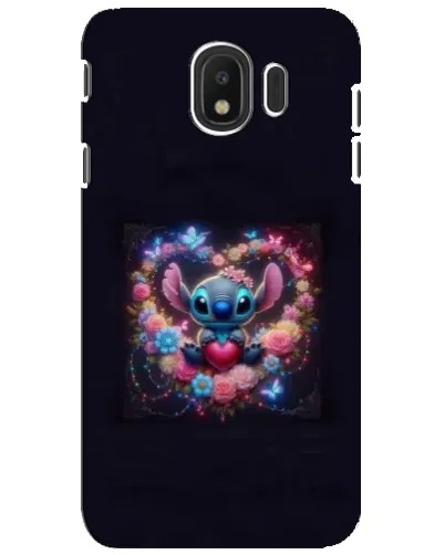 Чехол для Samsung Galaxy J4 2018 (SM-J400F) с картинкой «Stitch в цветах» Чехол для Samsung Galaxy J4 2018 (SM-J400F) с картинкой «Stitch в цветах»