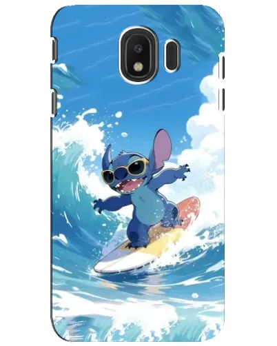 Чехол для Samsung Galaxy J4 2018 (SM-J400F) с картинкой «Стич на волне» Чехол для Samsung Galaxy J4 2018 (SM-J400F) с картинкой «Стич на волне»