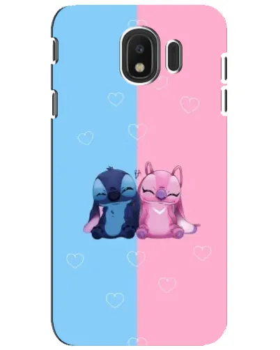 Чехол для Samsung Galaxy J4 2018 (SM-J400F) с картинкой «Stitch и Angel Love» Чехол для Samsung Galaxy J4 2018 (SM-J400F) с картинкой «Stitch и Angel Love»