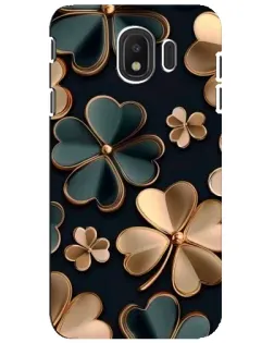 Чехол для Samsung Galaxy J4 2018 (SM-J400F) с картинкой «Клевер в золоте» Чехол для Samsung Galaxy J4 2018 (SM-J400F) с картинкой «Клевер в золоте»