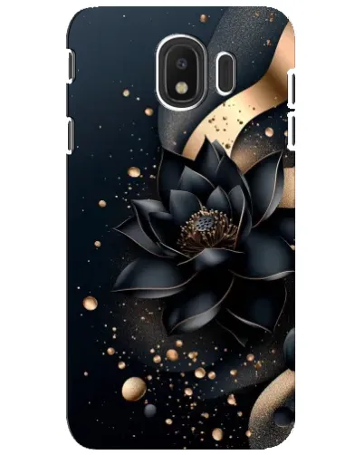 Чехол для Samsung Galaxy J4 2018 (SM-J400F) с картинкой «Черный лотос»