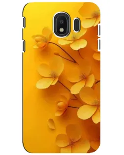 Чехол для Samsung Galaxy J4 2018 (SM-J400F) с картинкой «Золотые лепестки» Чехол для Samsung Galaxy J4 2018 (SM-J400F) с картинкой «Золотые лепестки»
