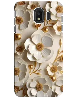 Чехол для Samsung Galaxy J4 2018 (SM-J400F) с картинкой «Белие бумажние цвети» Чехол для Samsung Galaxy J4 2018 (SM-J400F) с картинкой «Белие бумажние цвети»